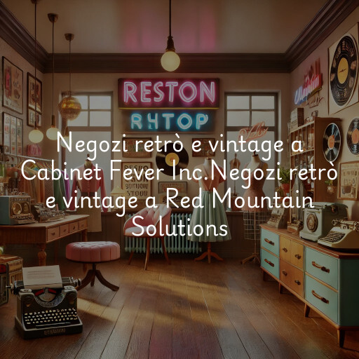 Negozi retrò e vintage a