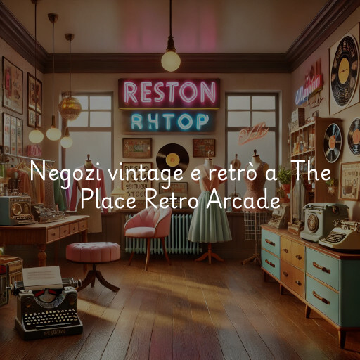 Negozi vintage e retrò a The Place Retro Arcade