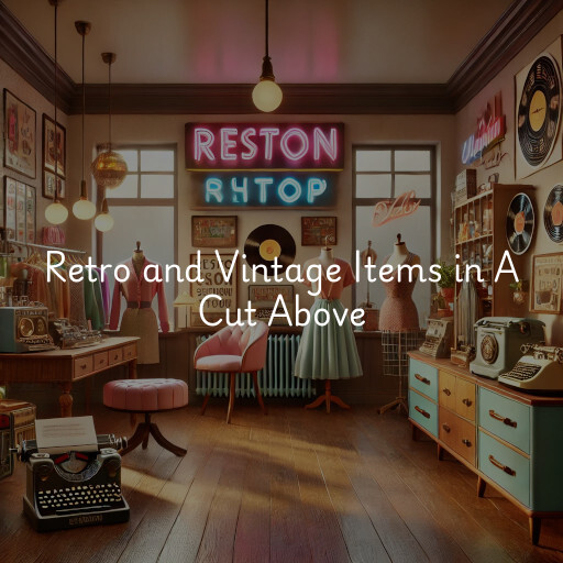 Retro and Vintage Items A Cut Above