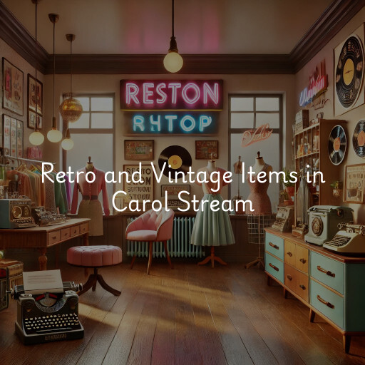 Find retro and vintage items in Carol Stream