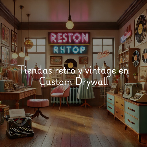 Tiendas retro y vintage en Custom Drywall