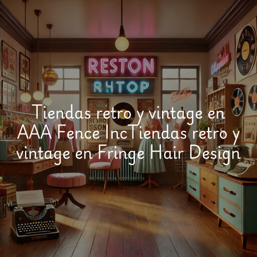 Tiendas retro y vintage en