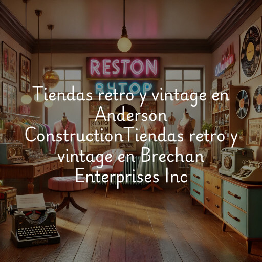 Tiendas retro y vintage en