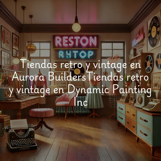 Tiendas retro y vintage en