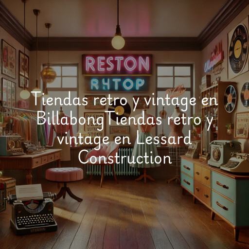 Tiendas retro y vintage en