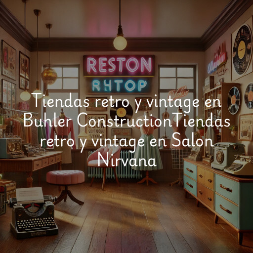 Tiendas retro y vintage en