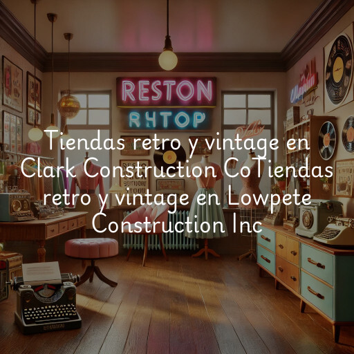 Tiendas retro y vintage en