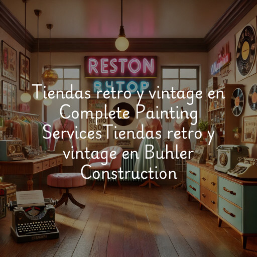 Tiendas retro y vintage en