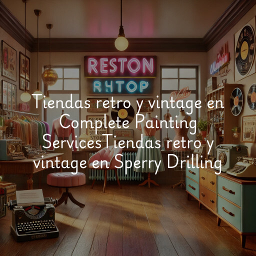 Tiendas retro y vintage en