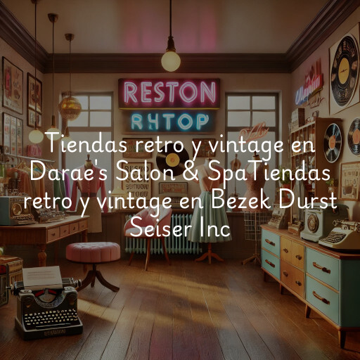 Tiendas retro y vintage en