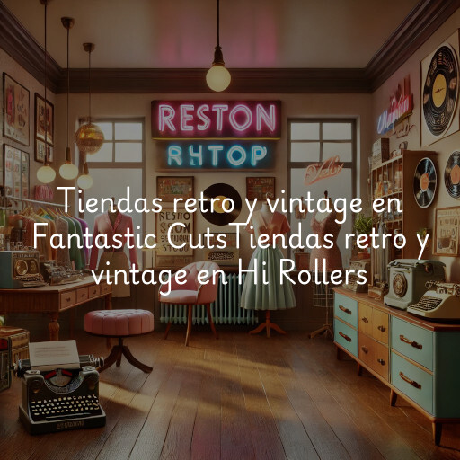 Tiendas retro y vintage en