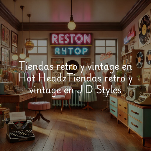 Tiendas retro y vintage en