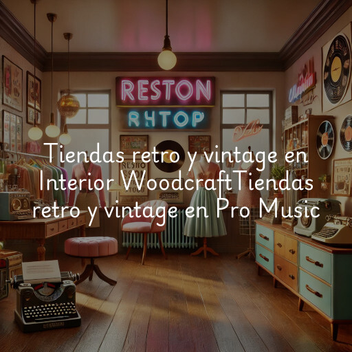 Tiendas retro y vintage en