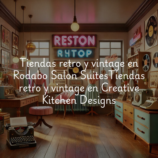 Tiendas retro y vintage en