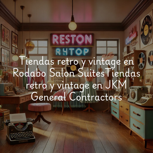 Tiendas retro y vintage en