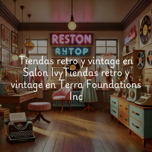 Tiendas retro y vintage en