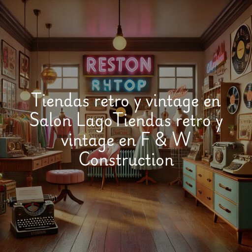 Tiendas retro y vintage en