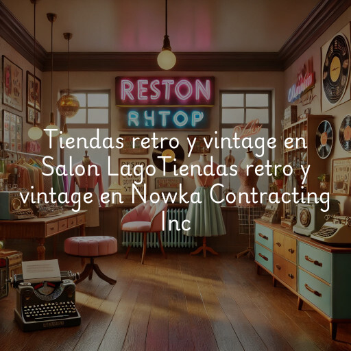 Tiendas retro y vintage en