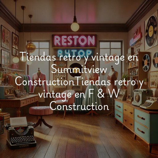 Tiendas retro y vintage en