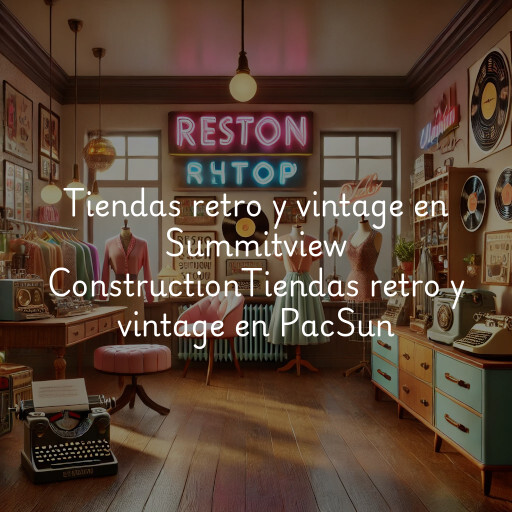 Tiendas retro y vintage en