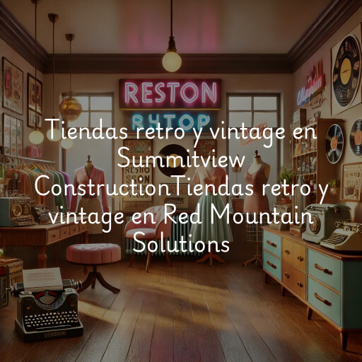 Tiendas retro y vintage en