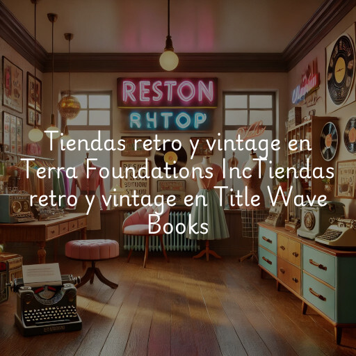 Tiendas retro y vintage en