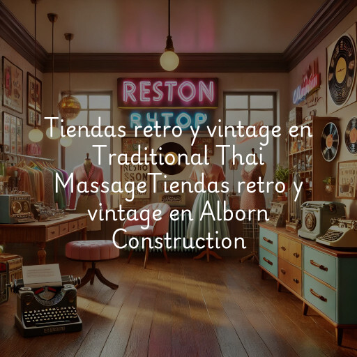 Tiendas retro y vintage en