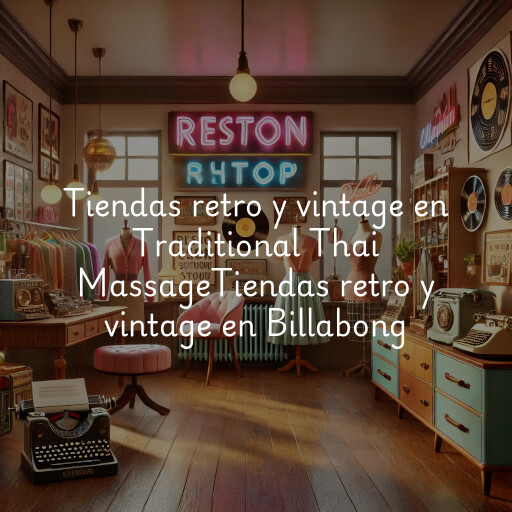 Tiendas retro y vintage en