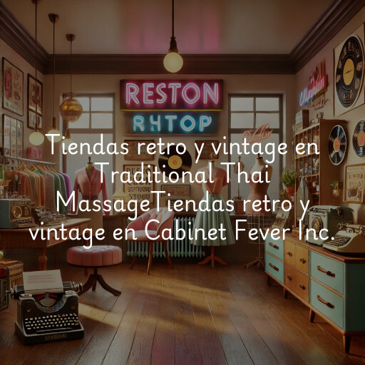 Tiendas retro y vintage en