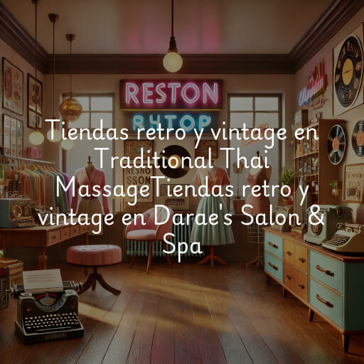 Tiendas retro y vintage en