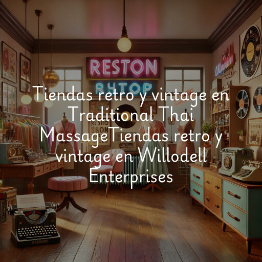 Tiendas retro y vintage en