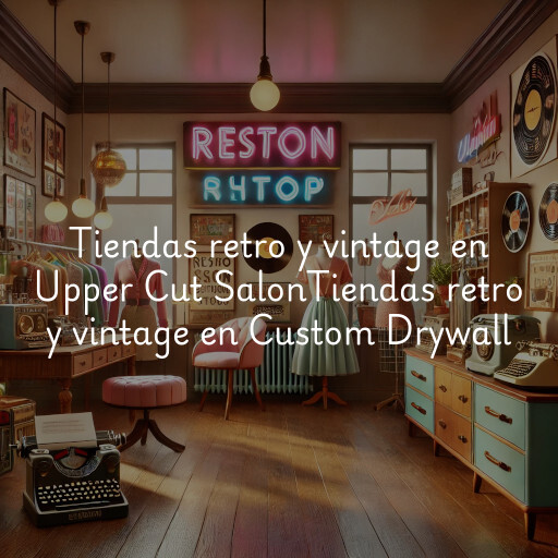 Tiendas retro y vintage en