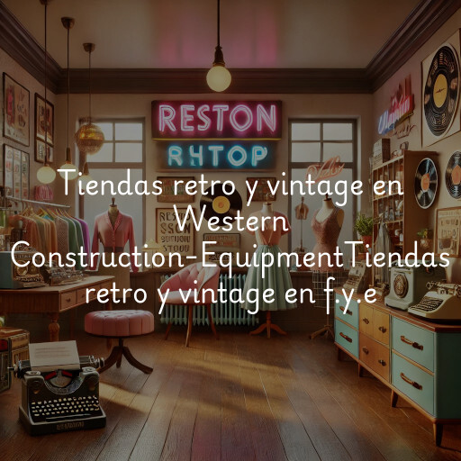 Tiendas retro y vintage en