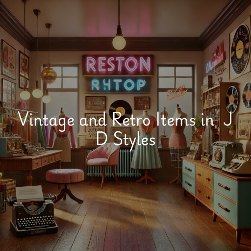 Vintage and Retro Items at  J D Styles